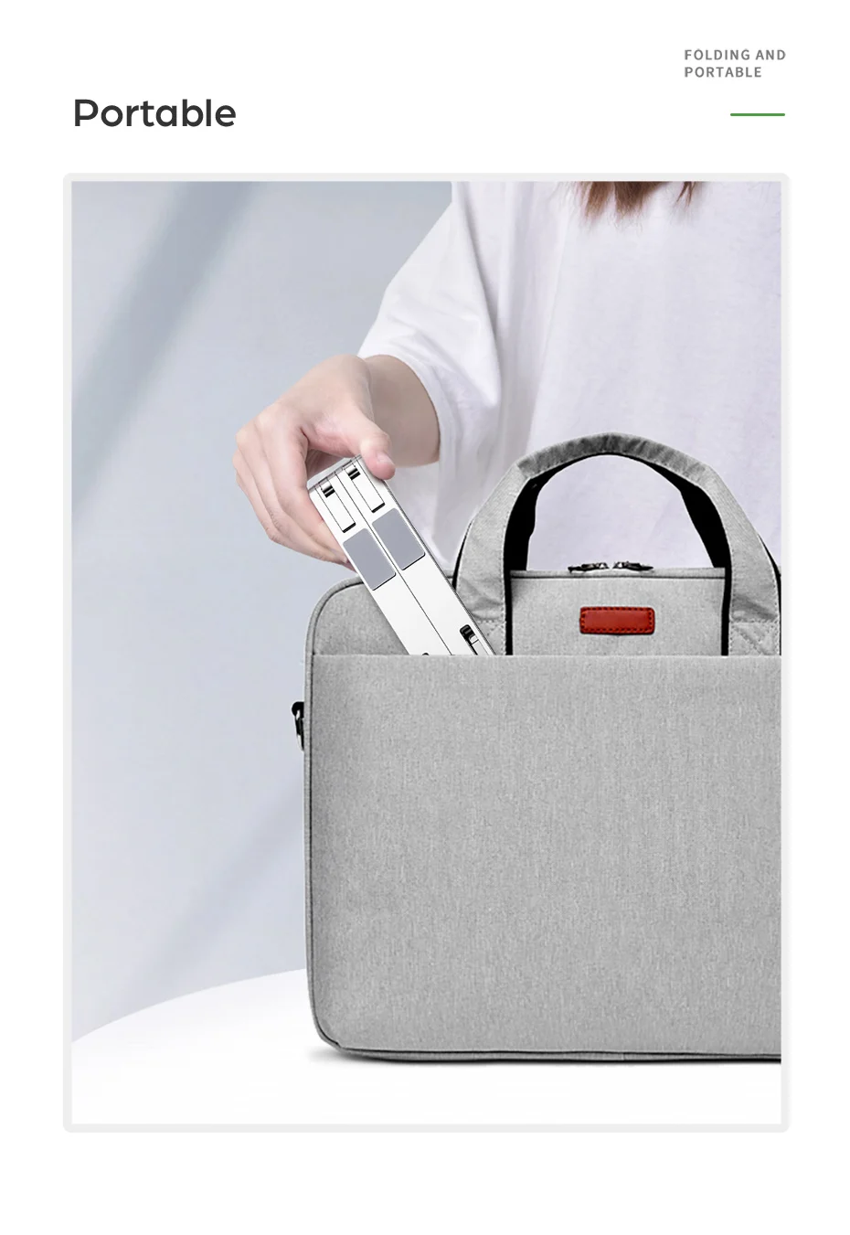 Generic Portable Laptop Stand Aluminium Foldable For Macbook Pro