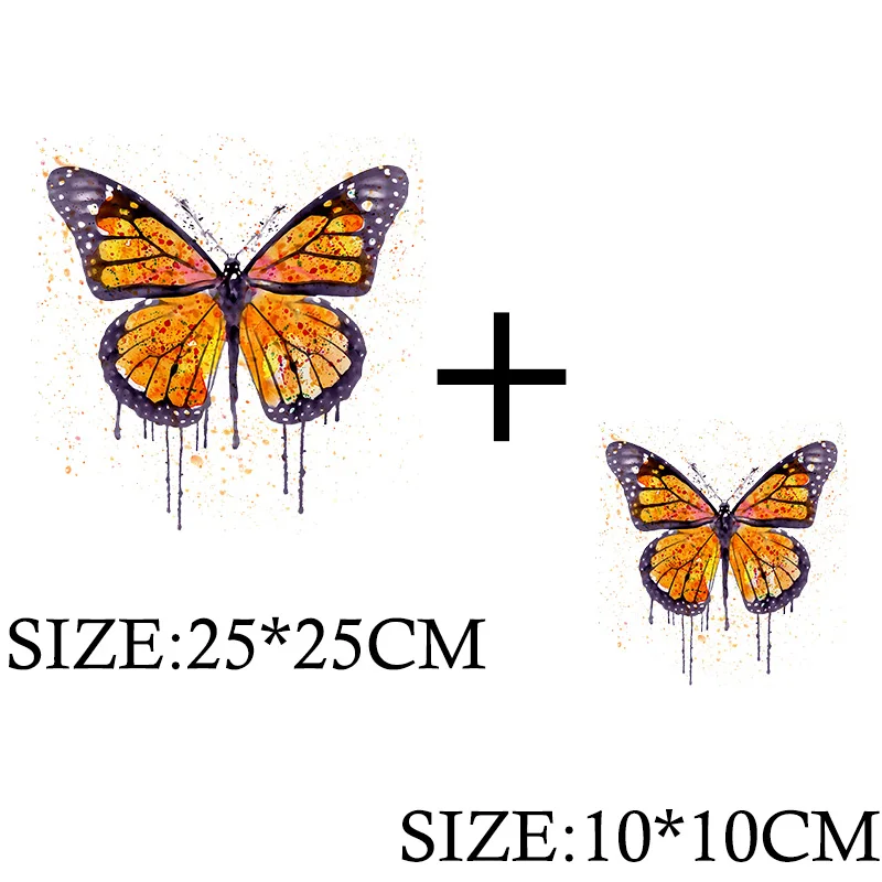 Calcomanías De Vinilo Para Planchar Con Flores Y Mariposas - Pegatinas De Transferencia Para Camisetas Y Ropa