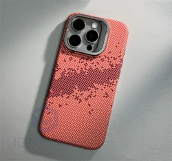 Custodia Slim Magnetica in Carbonio Opaco di Lusso con Design Personalizzato a Motivo Nuvola