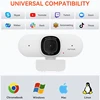 NUROUM V15-AF  2K Full HD Webcam with AI Noise Suppression Microphone Camera Plug-and-Play For Computer Laptop 5