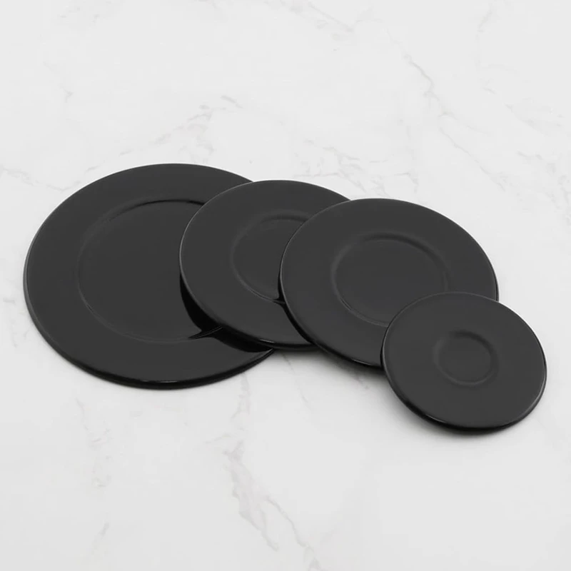 Cooker Hob Gas Burner Cap 55Mm 75Mm 100Mm Oven Gas Hob Burner Crown Flame Cap Kitchen Accessories 4 Pcs gas stove parts