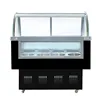 Ice Cream Display Freezer Commercial Mini Ice Cream Display Refrigerator Stainless Steel Cover Glass 4