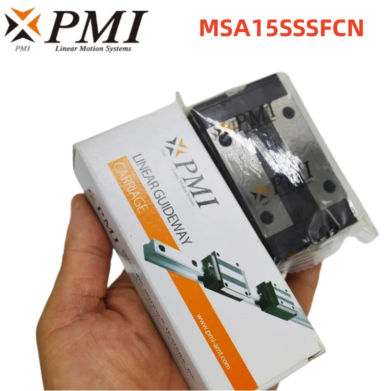 

Original Taiwan PMI block MSA15S MSA15SSSFCN linear guideway slider MSA15S-N block carriage bearing for laser machine cnc roter
