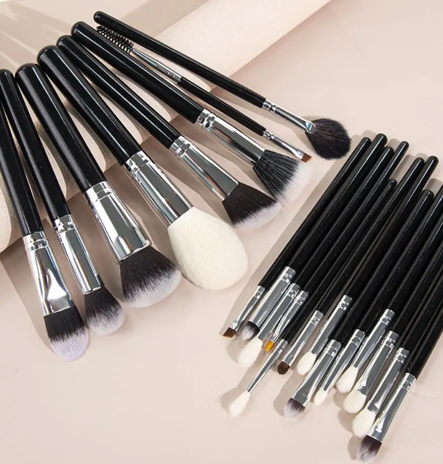 20pcs 메이크업 브러쉬 럭셔리 비건 고품질 도매 사용자 정의 로고 전문 개인 라벨 메이크업 브러쉬 세트 화장품 5sets