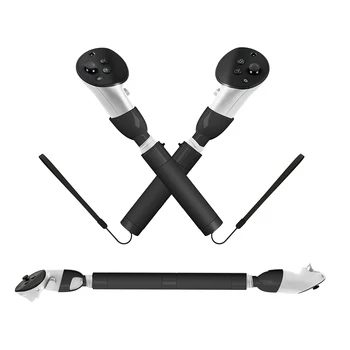 2pcs VR Game Controllers Handle Accessories Silicone Handle Attachment Improve Gaming Experience with Hand Rope for Meta Quest 2 2