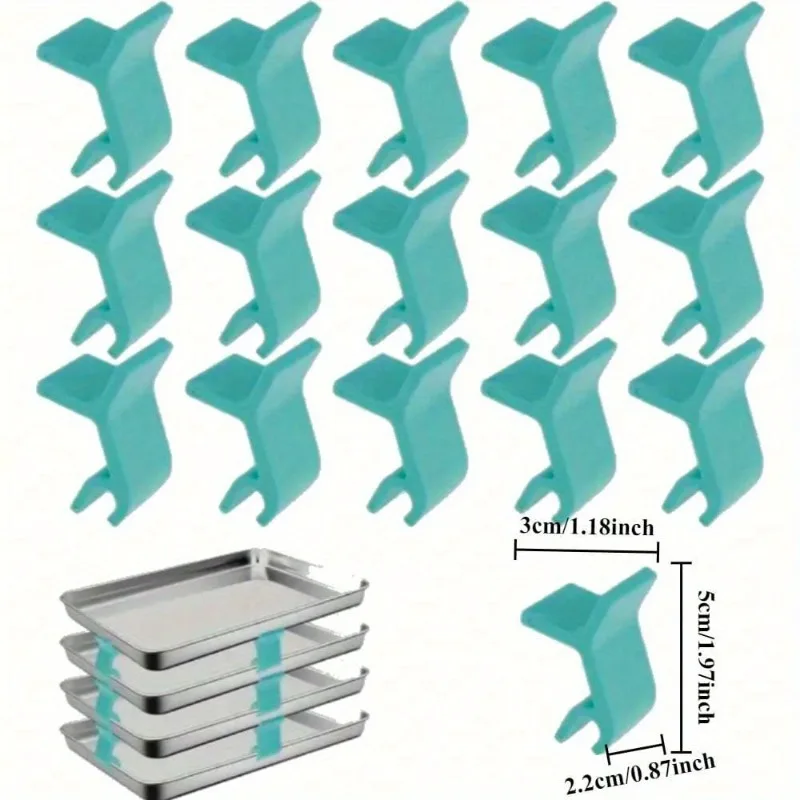 Stackable Cookie Sheet Organizer Space-Efficient Baking Tray Rack for Oven Storage Multipurpose Kitchen Gadget for Cookies