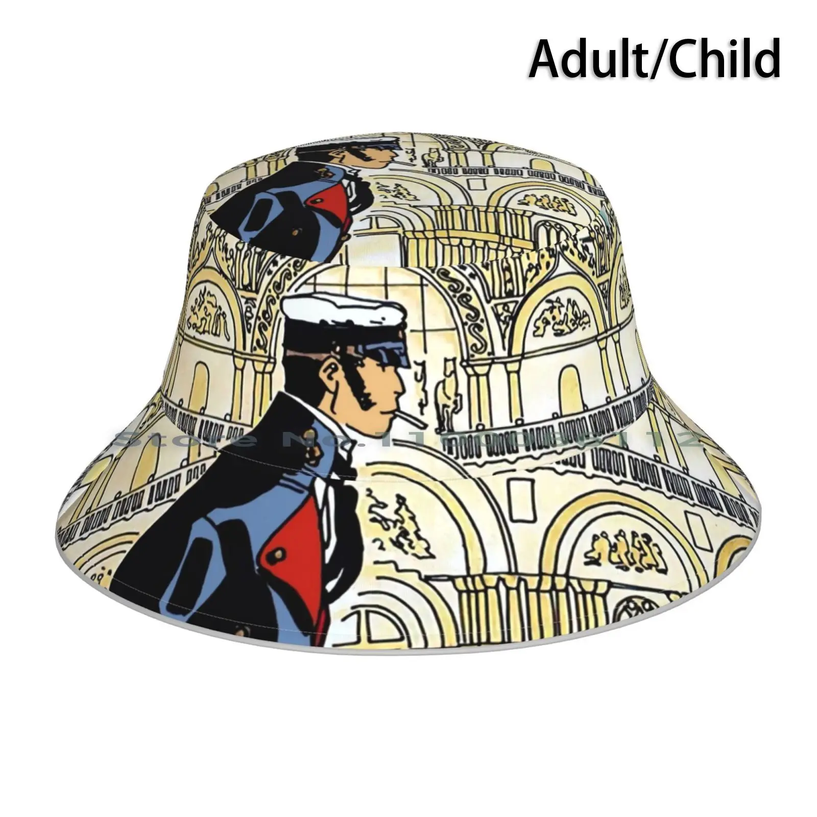 Corto Malta A Venezia Cappello Da Pescatore Berretto Da Sole Corto Malta Venezia Venezia Edificio Chiesa Comic Adventure Viaggiare Viaggiatore