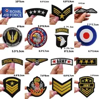 British Air Force Embroidery Patches with Hook and Loop Backing – Perfect for Backpacks & Clothing Accessories | Military Tactical Patches