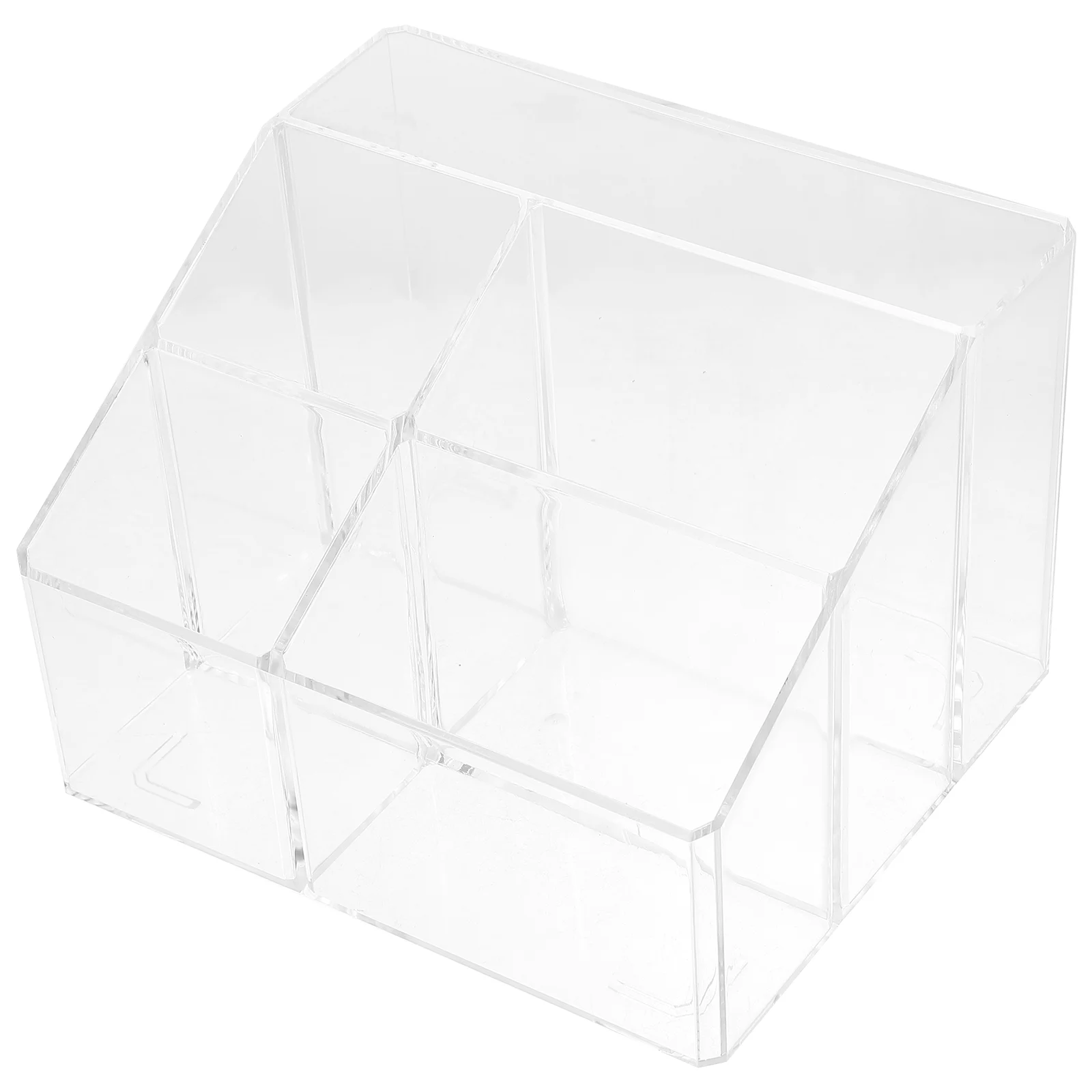 

Acrylic Storage Box Desktop Organizer Tabletop Holder High Capacity Organizers Convenient Pencil Office