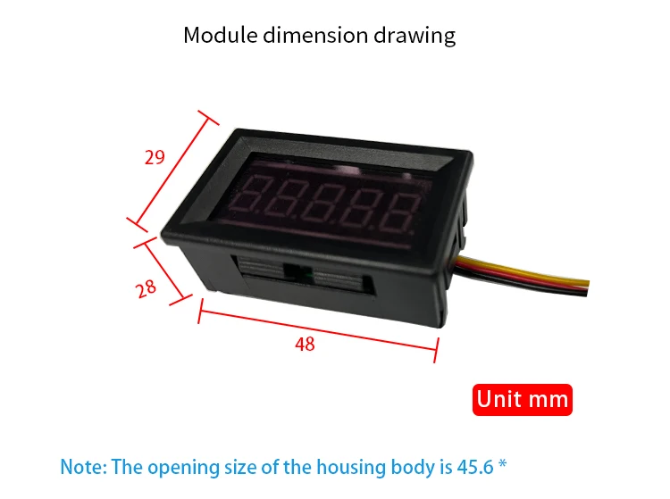 5-bit high-precision DC digital display digital voltmeter 0-99.999V (100V) onlin