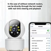 T36C  Indoor Wireless Camera 360 Panoramic Mobile Remote Monitoring Camera US Plug 4