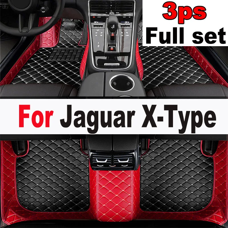 

Car Floor Mats For Jaguar X-Type XTYPE X TYPE 2002~2009 Rug Leather Mat Set Anti Dirty Pads Car Accessories Interior Parts 2003
