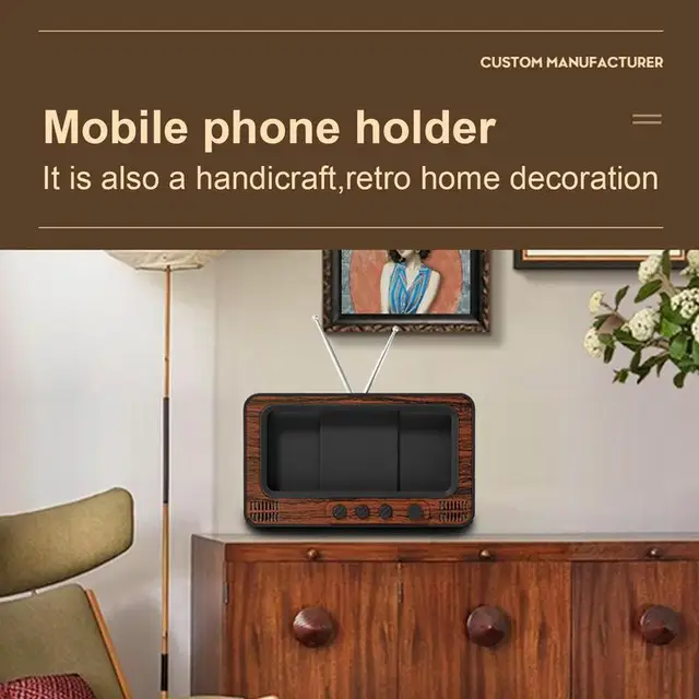 Retro TV Stand For Phone: A Nostalgic and Functional Accessory