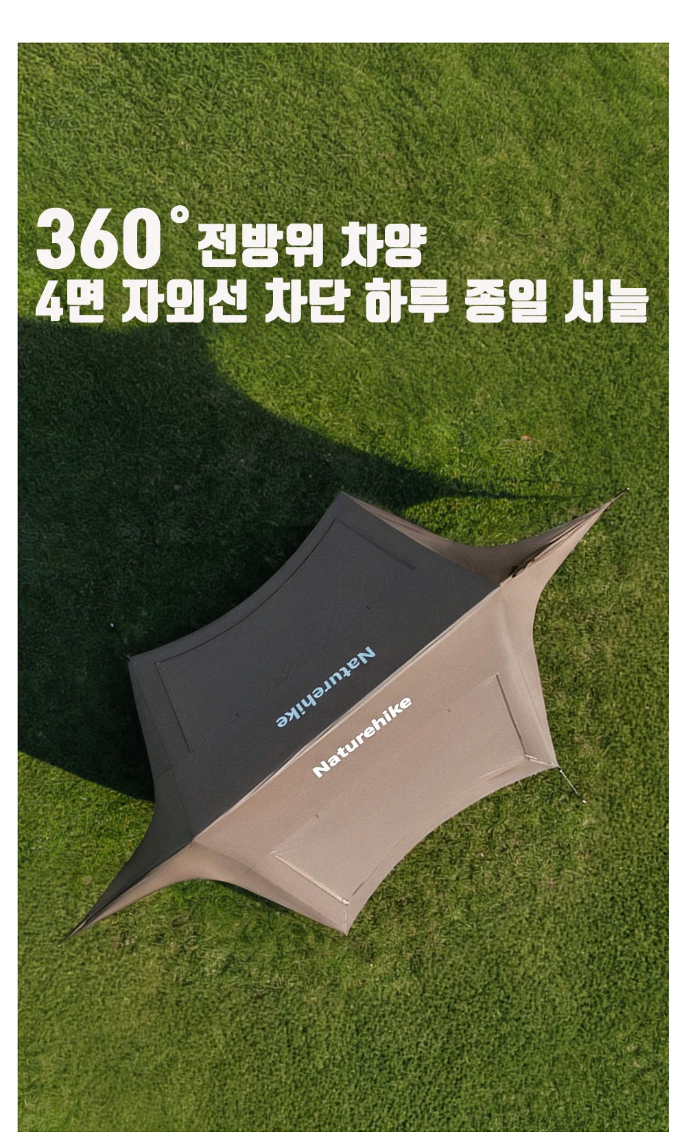 hexagonal canopy structure
