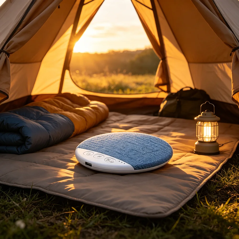 Portable Wireless Sleep Aid Speaker with HiFi Stereo and White Noise