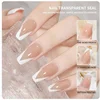 1 Sets of Silicone Transparent Seal Head Large Scraper Nail Color Transfer Tool Nail Art Template Molds Clear Nail Art Stamper 5