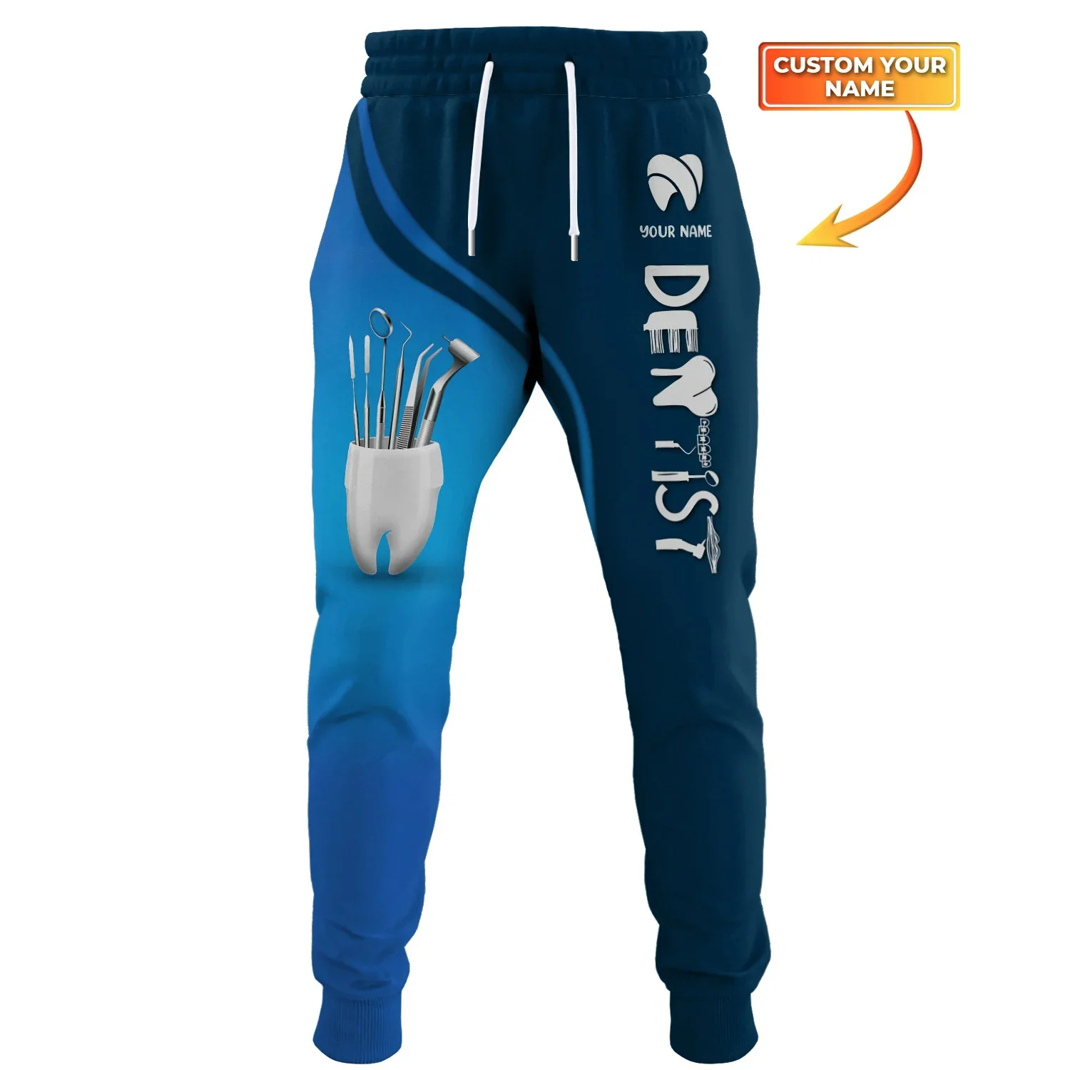 Dental Tools Hosen benutzer definierte Name Zahnarzt 3d überall gedruckt Herren Jogger hose Herbst mode Unisex lässig Jogging hose mp12 – Detail 9