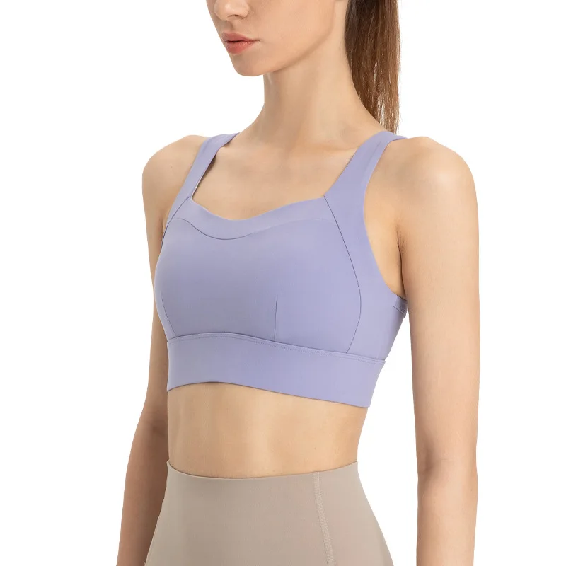 One Piece High-strength Sports Top, Shockproof Running, Large Chest Sports, Fitness Vest, Yoga Bra Sports Bra Seamless Bra