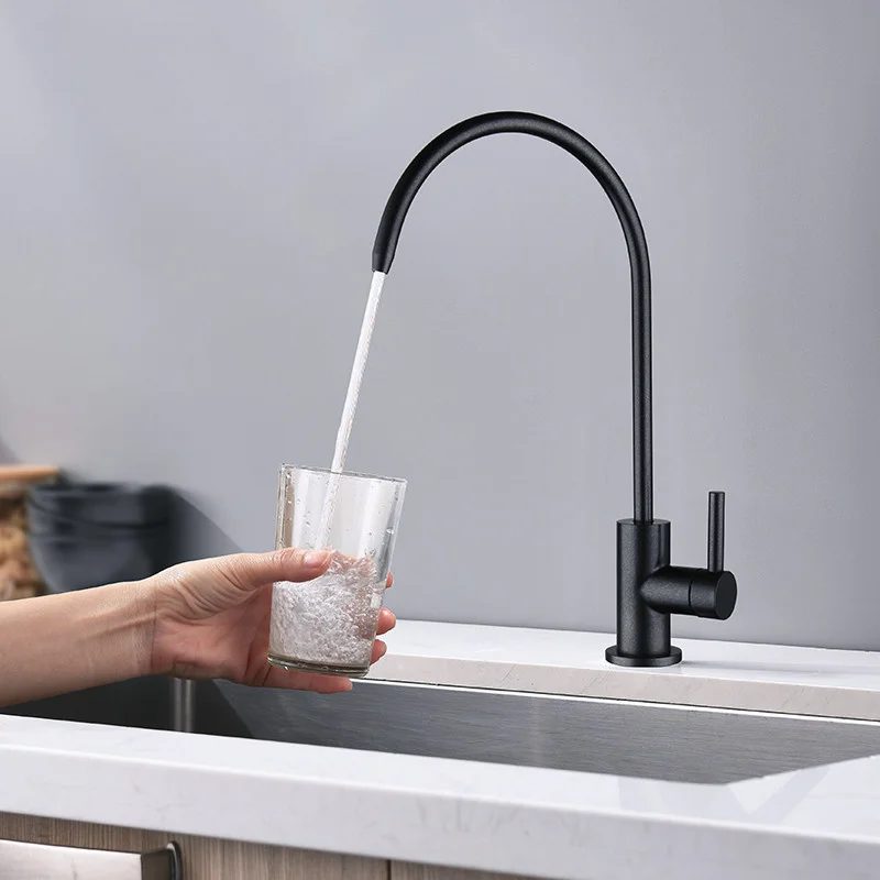 

Household clean faucet 304 stainless steel sink single cooling filter kitchen pure direct drinking water 2 / 4 points general