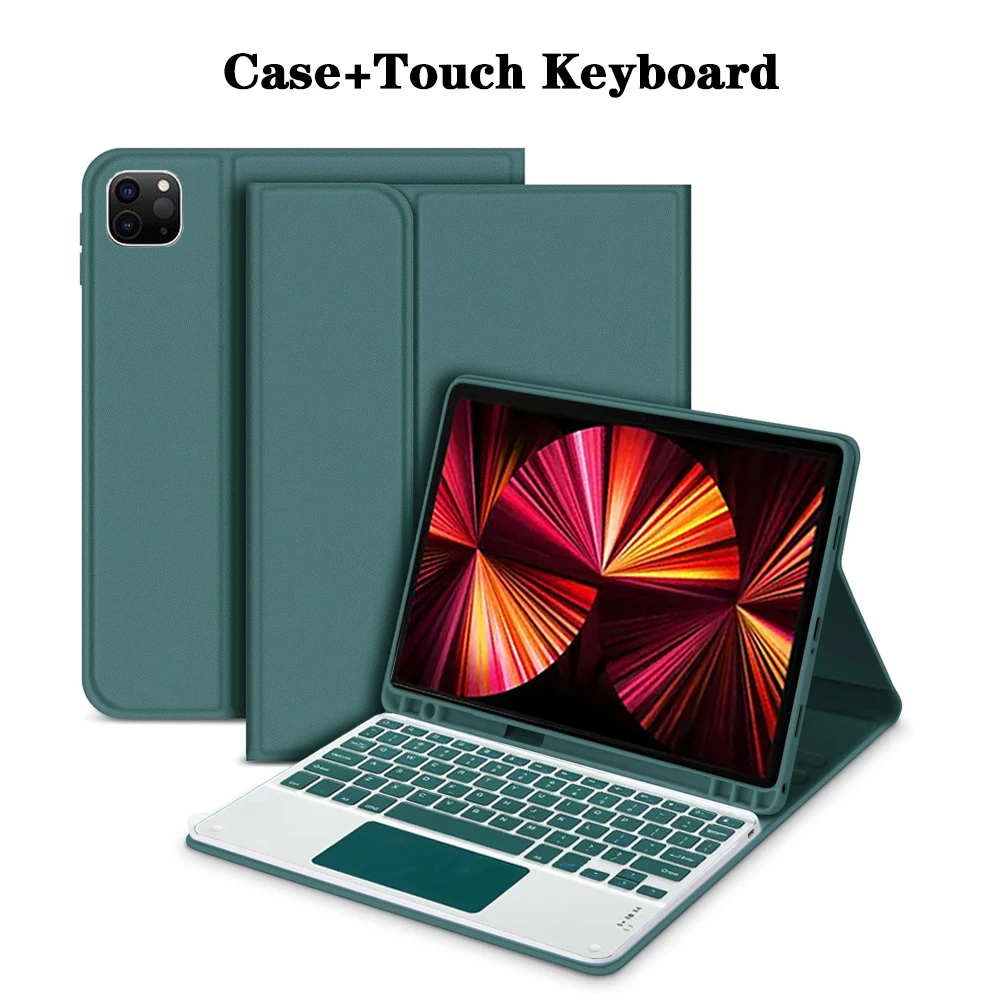 Premium Keyboard Case with Detachable Bluetooth Keyboard and Pencil Holder
