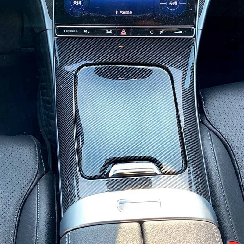 AA14 신형 시프터 패널 센터 컨트롤 트림 패널 시프터 트림 프레임 C클래스 W206 C200 C260 C300 2022+용 자동차 부품