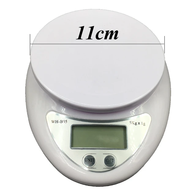 1 Pcs 5kg/1g Portable Digital Scale LED Electronic Scales Food Balance  Measuring Weight Kitchen LED Electronic Scales