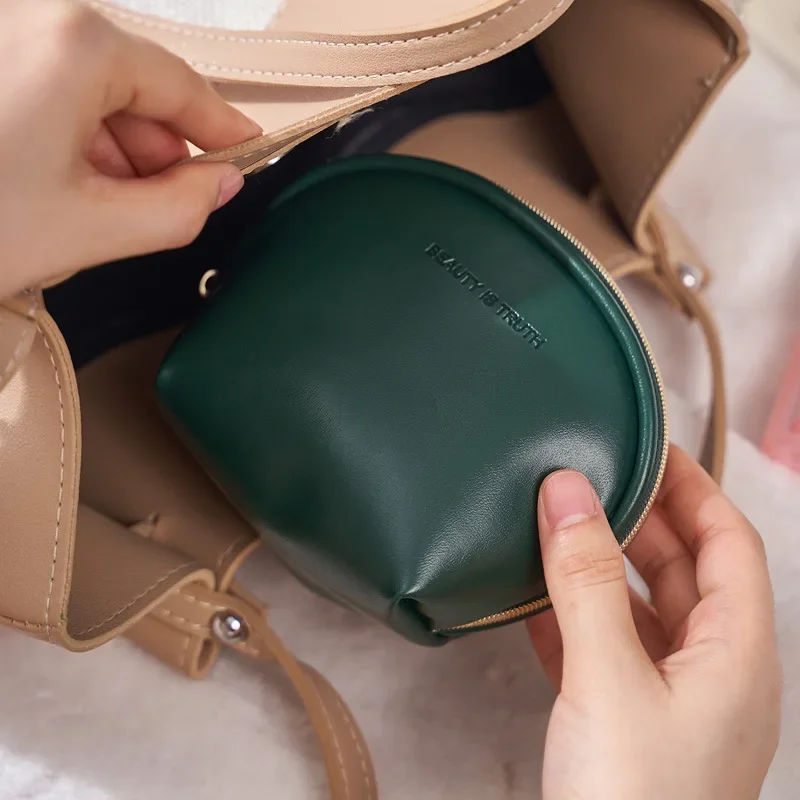Portable Travel Lipstick Bag, Jewelry Storage Bag, Foundation Cosmetic Bag, Multi-functional Mini Coin Purse Wholesale