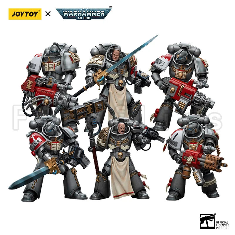 1/18 Joytoy Action Figure 40K Grey Knights Interceptor Squad And Strike Squad Anime Model Toy Spedizione Gratuita