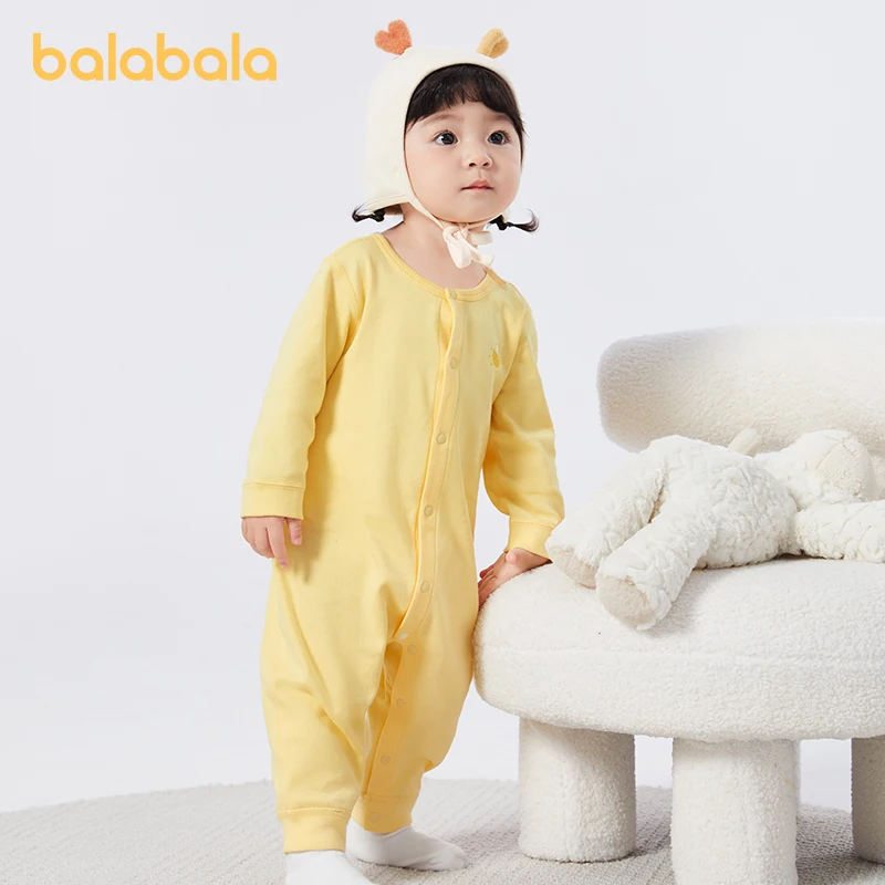 

Balabala Baby Rompers Sleepwear 2024 Summer New Newborn Onesies Crawling Suits Two-Piece Sets Baby Clothes