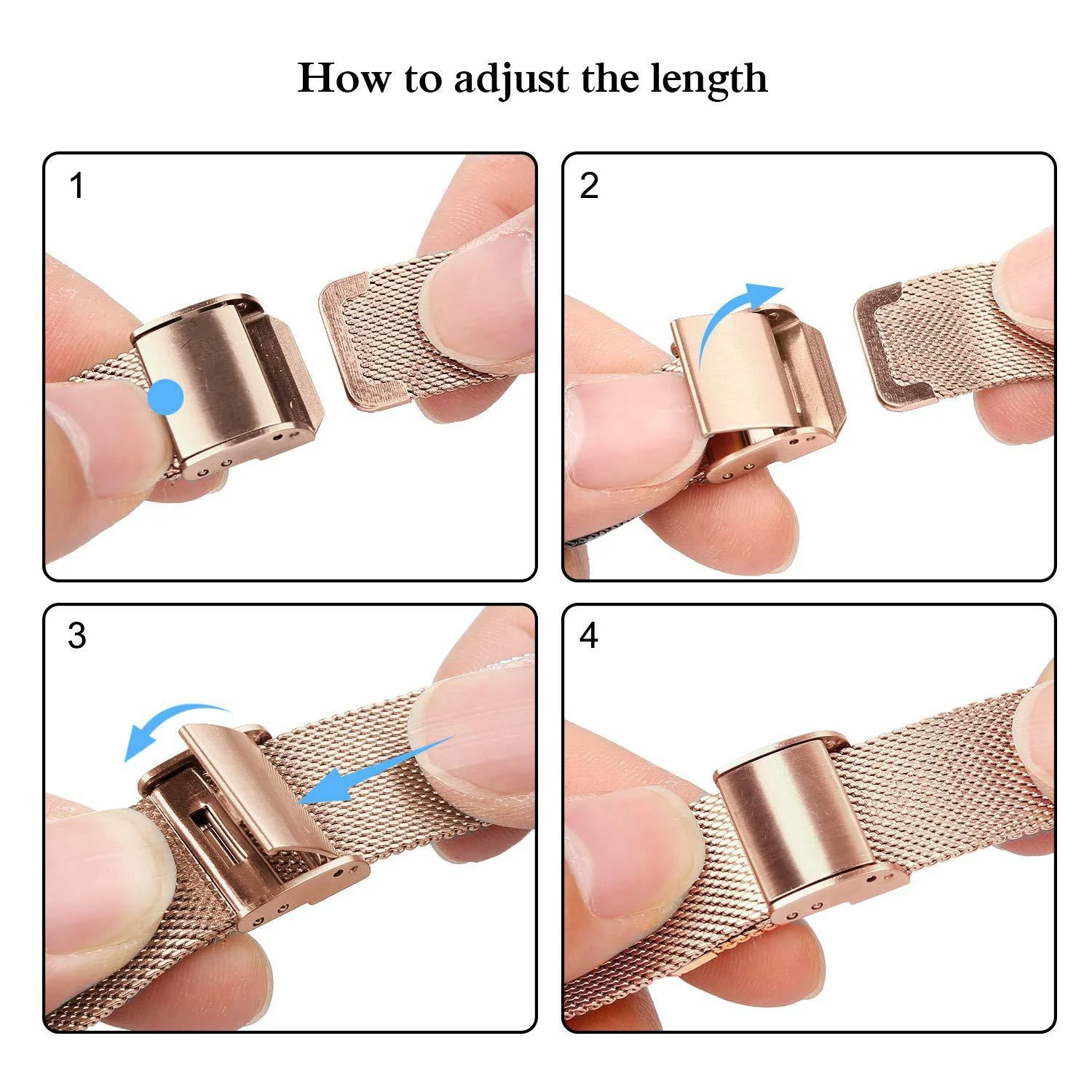 Sleek Metal Milanese Apple Watch Strap - Elegant Wristband Accessory