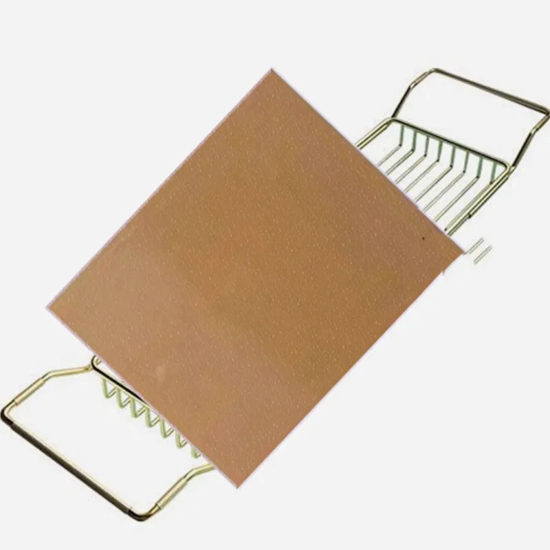 Creative Bathtub Storage Rack Household Scalable Bathroom Storage Holder Square Hollow Multi functional Rack 1PCS LF738