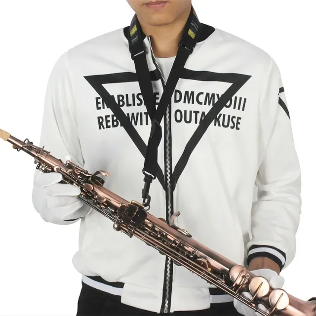 Tracolla Per Sassofono In Pelle Morbida - Regolabile E Imbottita, Con Gancio In Metallo Per Sax E Corno - Foto 9