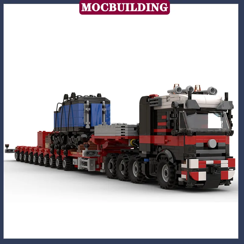 MOC Urban Freight Transport Vehicle 8x4 Semi Tractor With 10-Axle