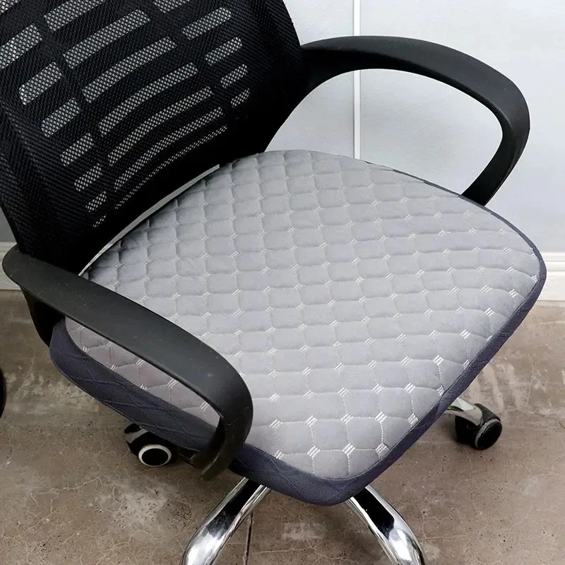 Computer Chair Cover Universal Office Swivel Seat Cover Simple and Detachable Elastic Seat Cover 4