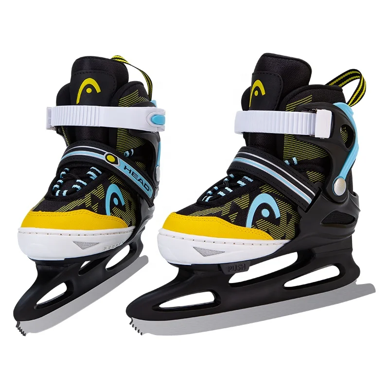 

Professional Ice Skate Shoes for Ice Rental OEM Hockey Skates Steel Winter PVC PU for Children Teenagers Beginners Adults Men