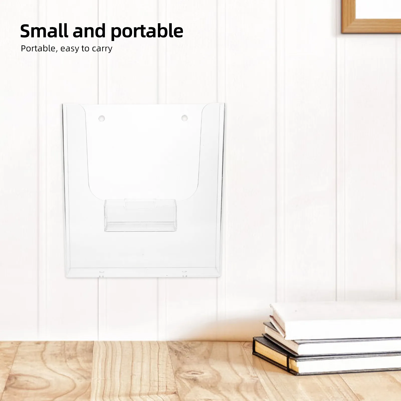 아크릴 투명 문서 홀더 벽걸이형 파일 디스플레이 스탠드 (종이, 영수증, 편지, 폴더, 브로셔, 팜플렛, 메뉴용)