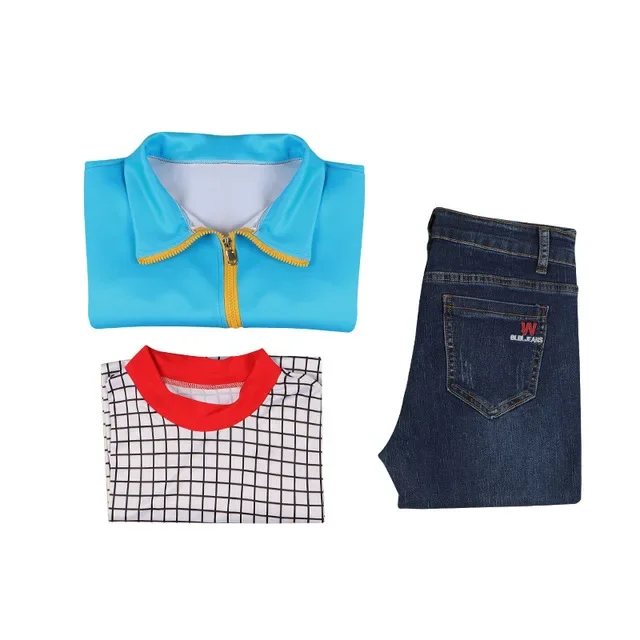 thumbnail image 1 of Disfraz de Max Mayfield de la película Stranger Things, sudadera, abrigo, camisa y pantalones, conjunto completo, disfraces de Halloween para mujer, 1 of 5