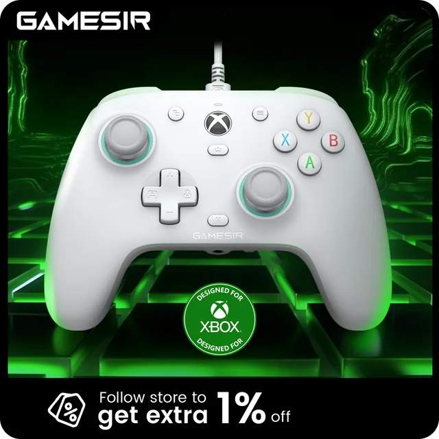 GameSir G7 SE Xbox Controller Wired Gamepad for Xbox Series X, Xbox Series S, Xbox One game console, with Hall Effect Joystick 1