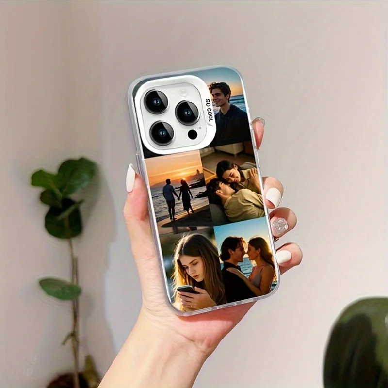 Personalized Luxury Soft Silicone Photo Case - Custom DIY Cover