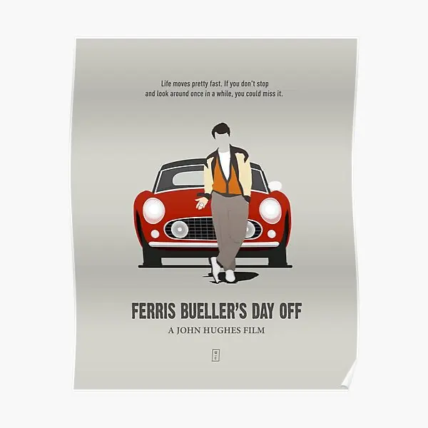 

Ferris Bueller Is Day Off Poster Decoration Home Funny Room Vintage Painting Decor Mural Picture Modern Wall Art Print No Frame