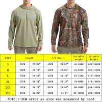 Camo Shirts Hunting Shirt Long-Sleeved Sunshade Shirt Top Elasticity Loose Hunting Clothes Outdoor Casual Jungle FishingT-Shirt 2