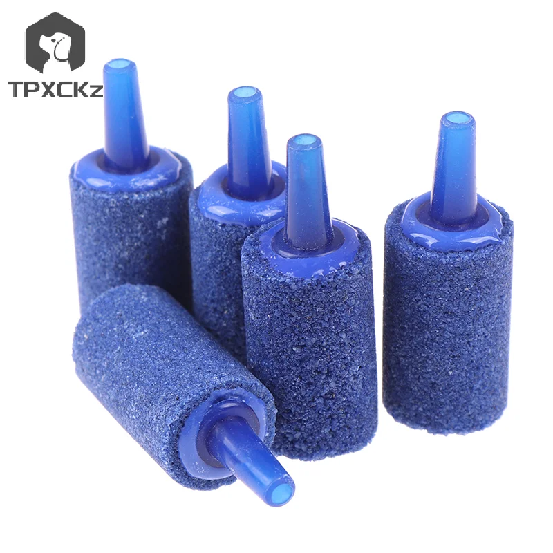 5/10Pcs Aquarium Cylinder Shape Air Stone Mineral Bubbles Release Fish Tank Punp Airstone Aeration Aerator Accessories 3