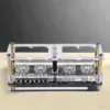 1PC Nixie Tube Clock IN12 Glow Tube Nixie Clock Fluorescent 225 Colors Light Display Time Date With Power Cord 3