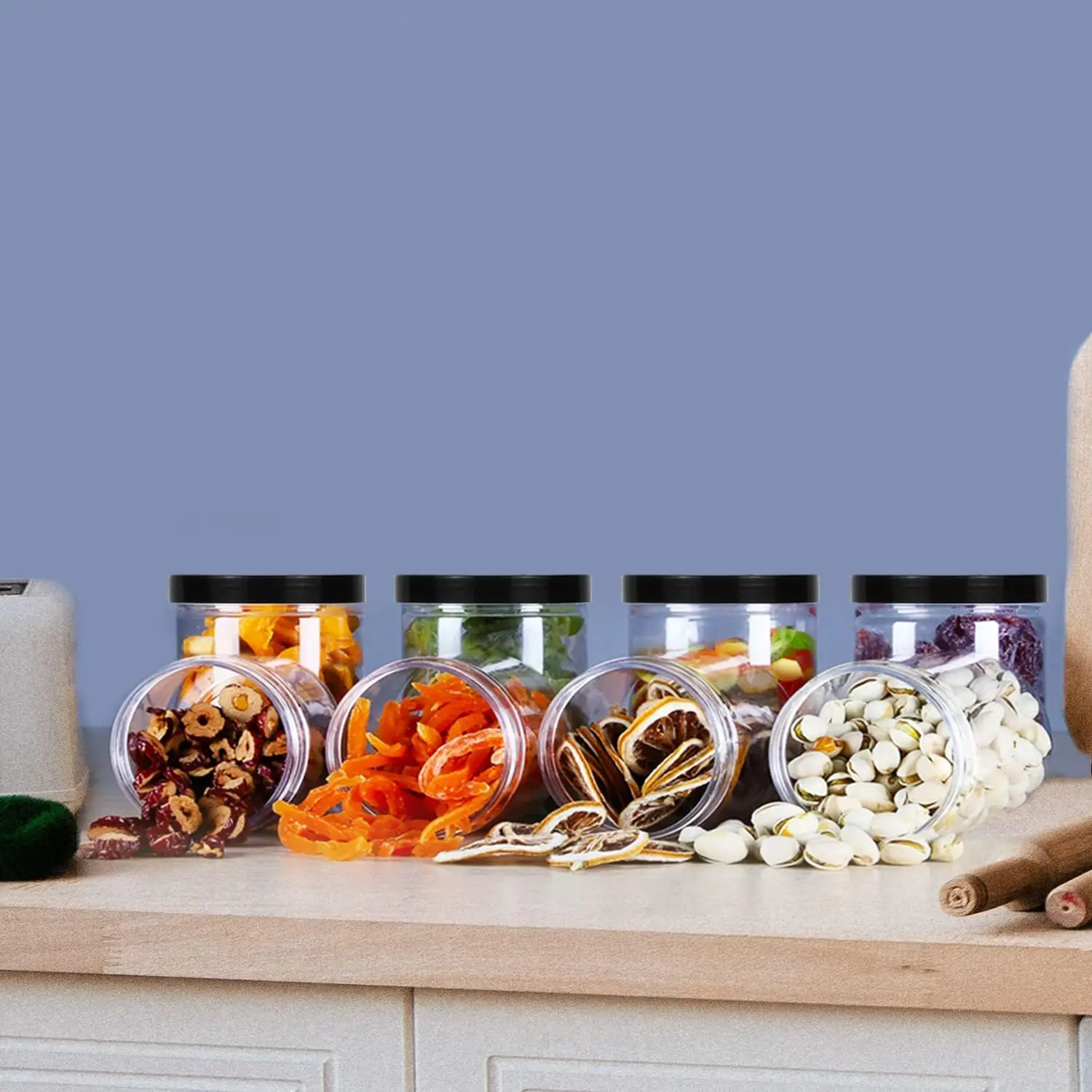 Scatola per alimenti trasparente da 1 pezzo, contenore per alimenti