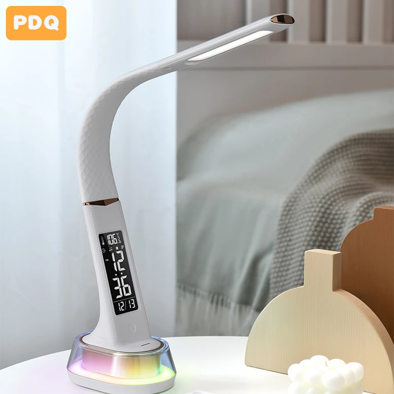 

Desktop Colorful Atmosphere Desk Lamp Simple Ins Style LCD Screen Desk Lamp Eye Protection Learning Reading Office Night Light