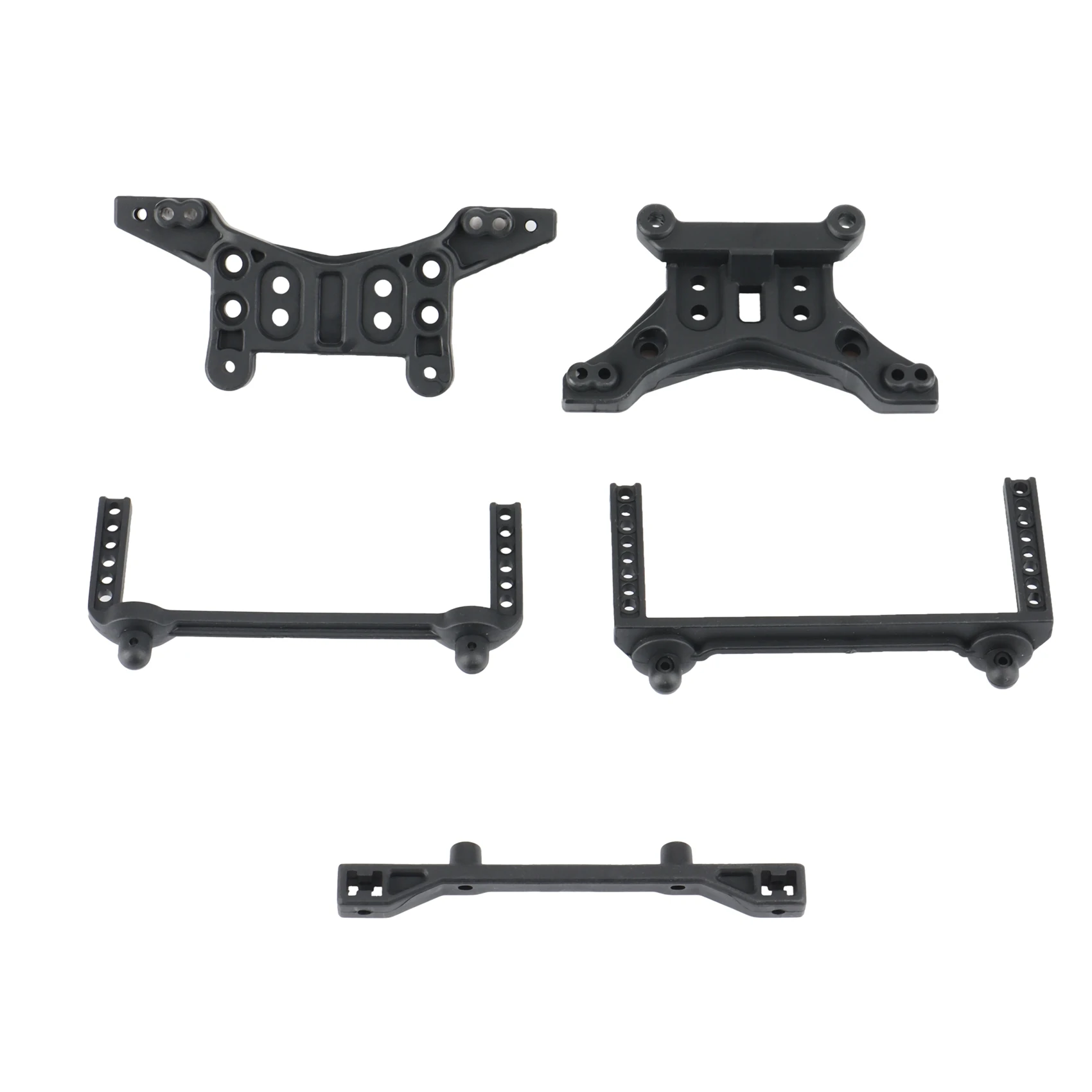 Front & Rear Shock Towers Body Posts Set for HBX 9 9A 16890 16890A SG 1601 SG 1602 RC Car Parts Accessories