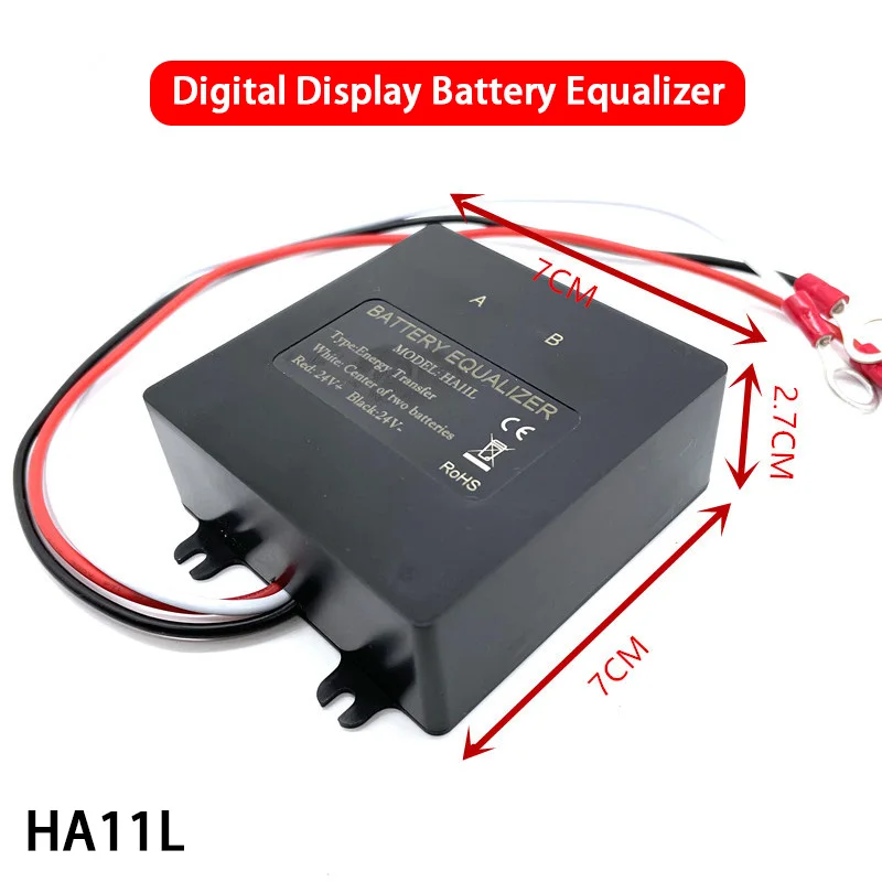HA11L 24V / HA12L 48V 디지털 디스플레이 배터리 이퀄라이저, LED..