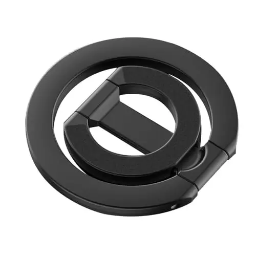 Magnetic Portable Phone Ring Holder and Removable Kickstand Grip