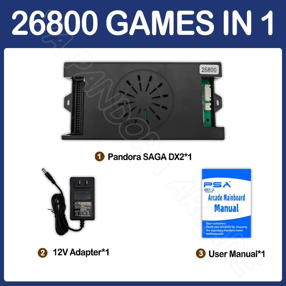 New Pandora Saga DX 2 Plus 26800 Games in 1 Arcade Console
