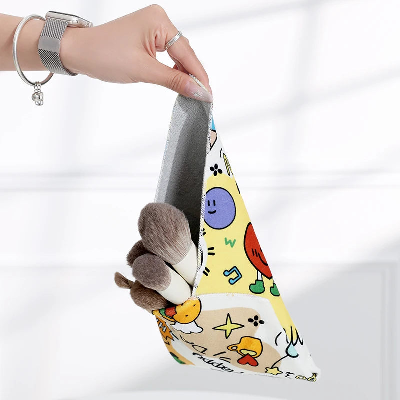 Foldable Magic Cloth Camera Damage Prevention Self-Adhesive Bag Multi Purpose Magic Cloth Magic Sticky Cloth Cosmetics Storage 3